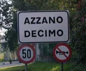AZZANO DECIMO CARTELLO